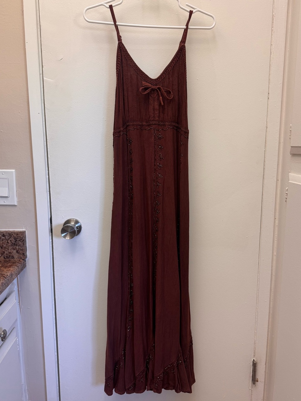 Sakkas chocolate midi dress